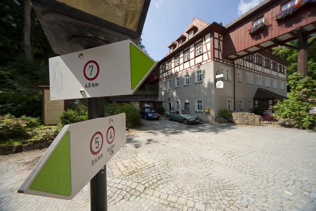 Waldgasthof Wildbad Burgbernheim Exterior foto